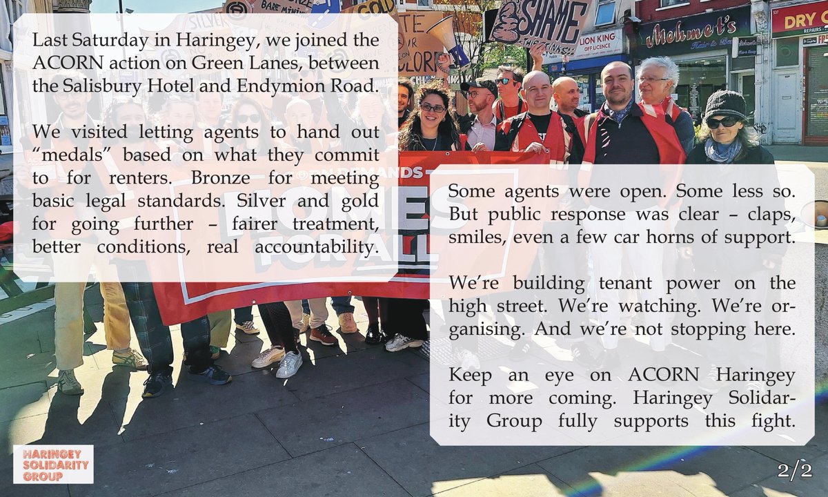 Haringey Solidarity Group tweet media