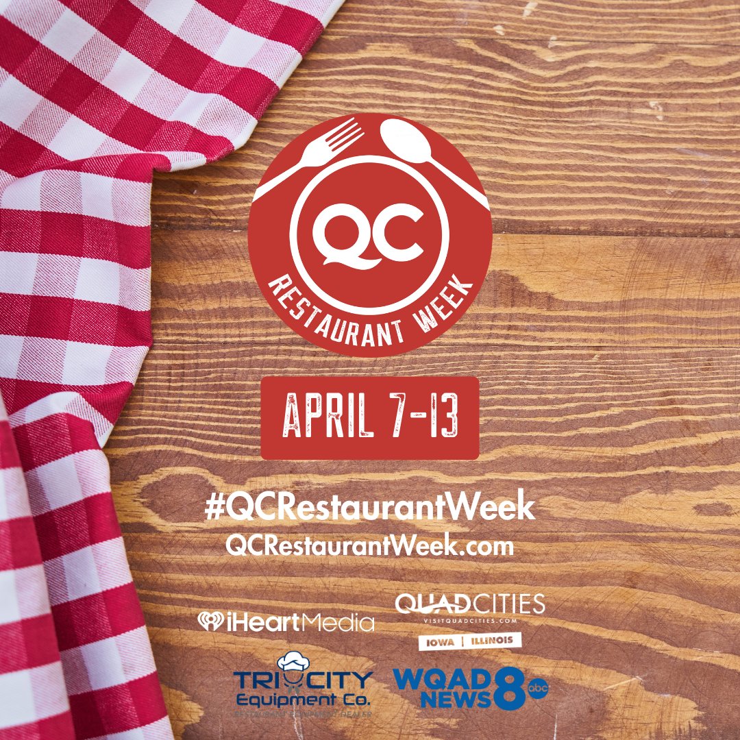 SHOUTING FROM THE ROOFTOPS THAT IT'S QC RESTAURANT WEEK! 

#VisitQuadCities #QCRestaurantWeek