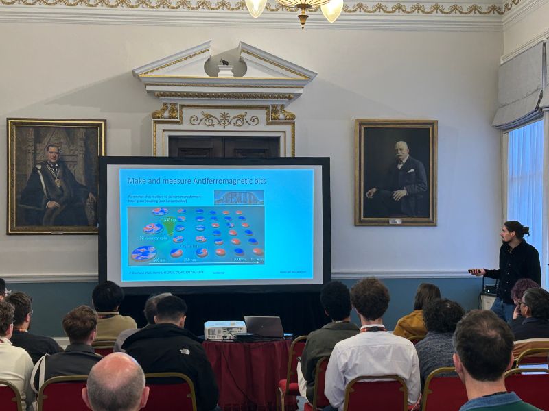 Did you miss our partners at <a href="/Qnami_/">Qnami</a> presenting the latest data on Scanning NV analysis of Antiferromagnets in collaboration with imec?
Don't worry we can tell you more about it tomorrow. 8th April, our last day at @IoP Magnetism <a href="/ioptfsg/">IOP Thin Films and Surfaces Group</a>. Visit us at Cutlers Hall, Sheffield, UK.