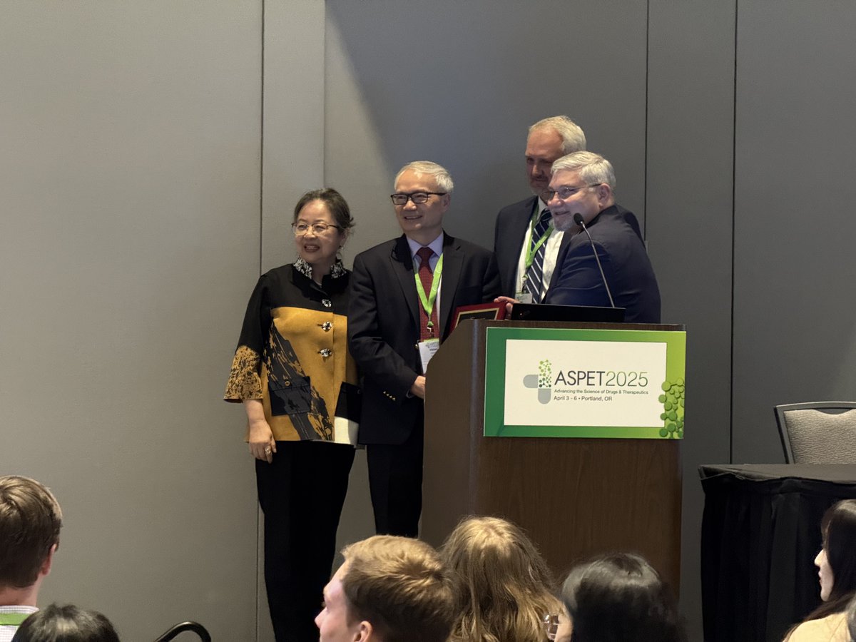 MSP faculty member Haian Fu presented the 2025 Susan Band Horwitz Award Lecture in Cancer Pharmacology in Portland, OR and was named a Fellow of <a href="/ASPET/">ASPET</a> (FASPET). #ASPET2025