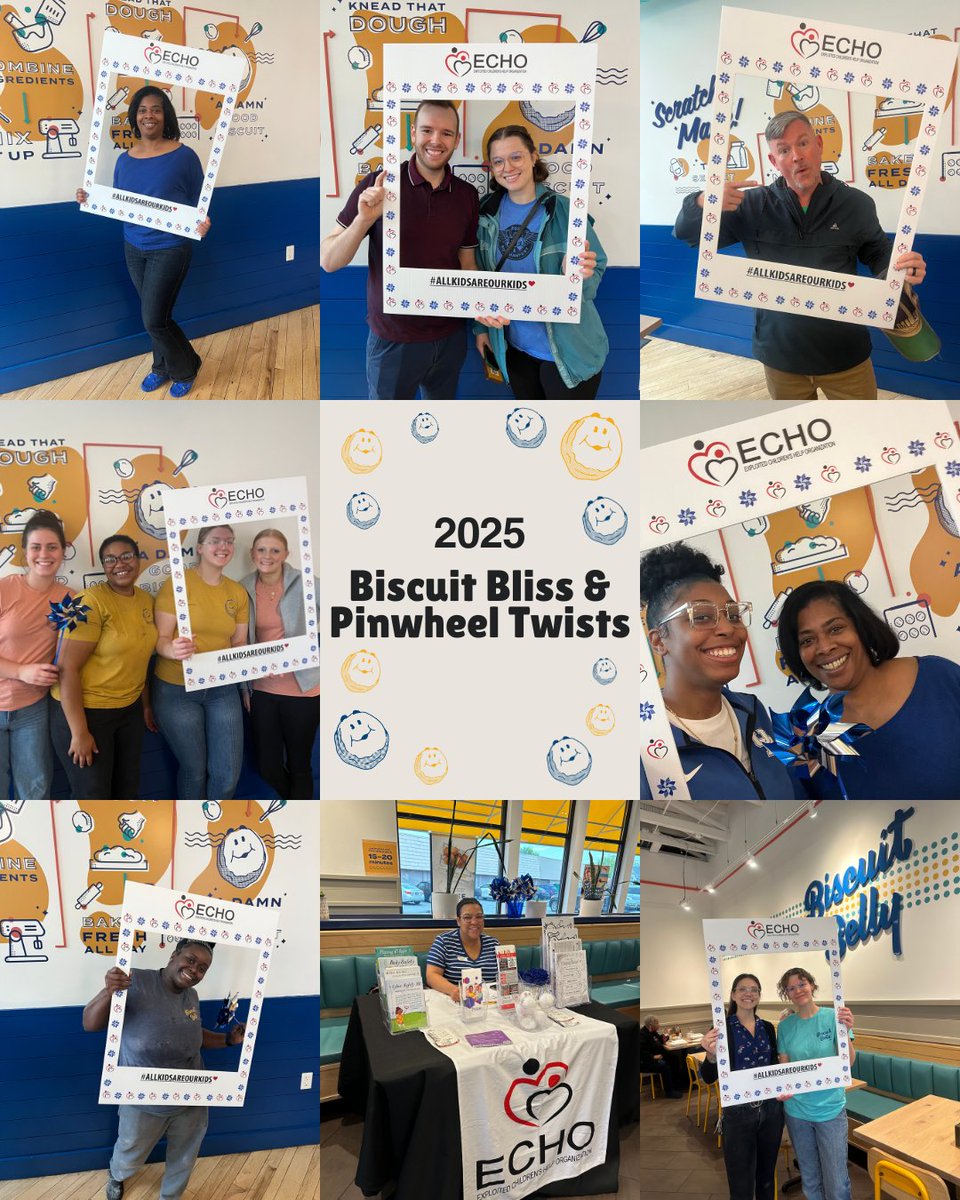 💙 On Friday, April 4th, we kicked off Child Abuse Prevention Month with Biscuit Bliss &amp; Pinwheel Twists at Biscuit Belly for #WearBlueDay!

From biscuits to bold blue, our community showed up to raise awareness and stand for safer childhoods. 🥞🌀

#CAPMonth #ECHOcares