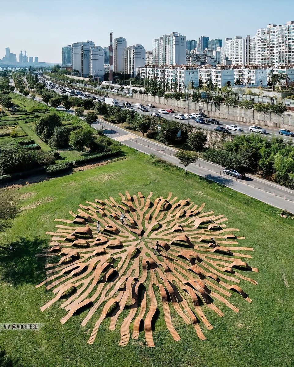 The root bench by Yong Ju Lee Architecture