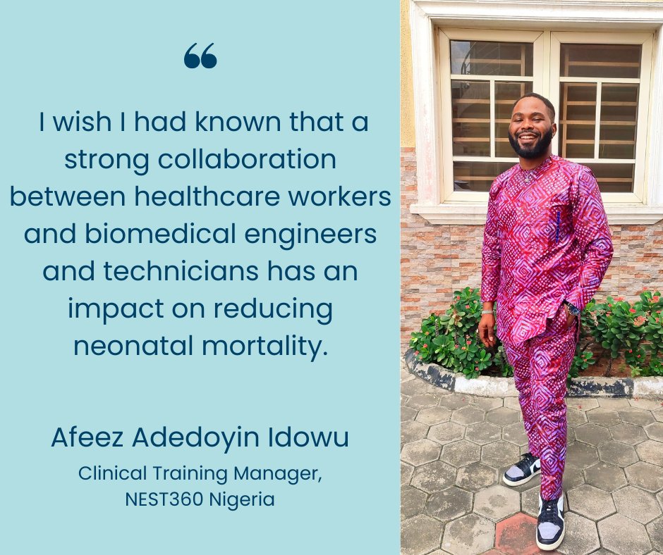 NEST360 (@nest360org) on Twitter photo 🌍 To celebrate #WorldHealthDay2025, we are sharing what global health advocates around the world wish they had known before working to care for newborns.
Afeez Adedoyin Idowu, shares her thoughts to support #HealthyBeginnings and #HopefulFutures for newborns everywhere. 🌍 To celebrate #WorldHealthDay2025, we are sharing what global health advocates around the world wish they had known before working to care for newborns.
Afeez Adedoyin Idowu, shares her thoughts to support #HealthyBeginnings and #HopefulFutures for newborns everywhere.