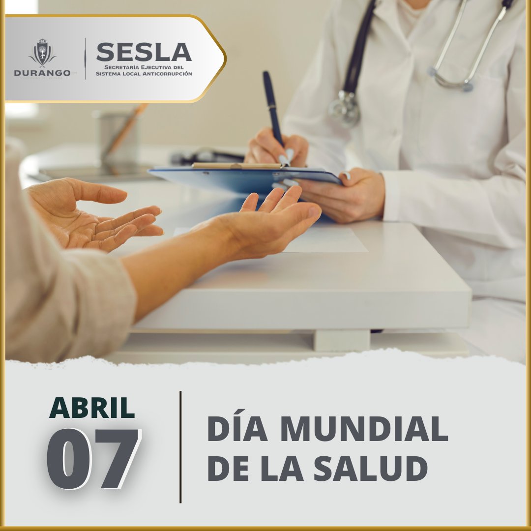 🌍💚 Celebremos el #DíaMundialDeLaSalud promoviendo el bienestar para todos, la transparencia y la ética en el sector salud. ¡Cuidarnos es prioridad! 🏥✨ #SaludParaTodos #saludsincorrupción #integridadparatodos