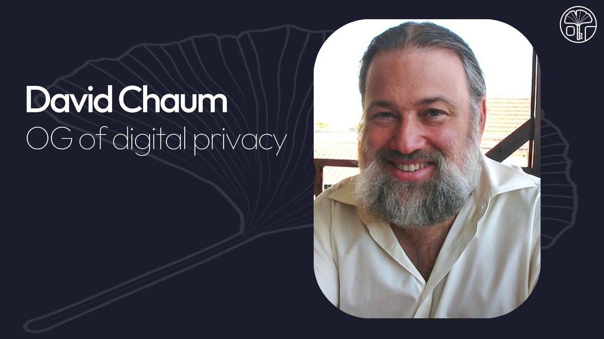 ℹ️ David Chaum and his deep connection to #Bitcoin, a thread 🧵 David Chaum  is the OG of digital privacy. In the 1980s, he invented digital cash  (eCash) and blind signatures, laying