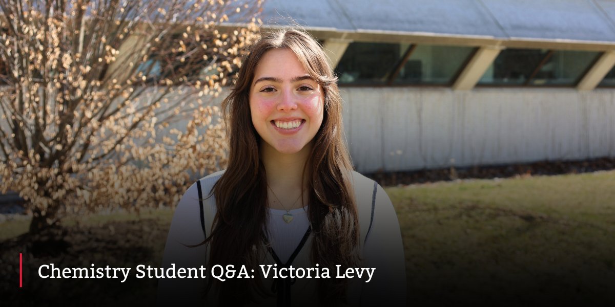 Meet Victoria Levy, a fourth-year Biological and Pharmaceutical Chemistry student at U of G. She's gained lab experience from co-op and her undergraduate thesis on cocrystals. This summer, she's going to Germany for a research internship!

Read more: uoguelph.ca/ceps/news/2025…