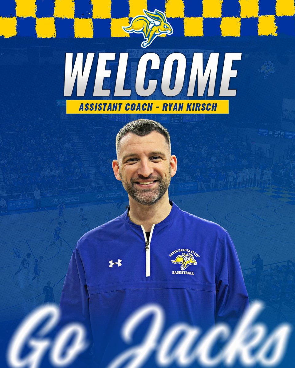 Jackrabbit Men’s Basketball (@gojacksmbb) on Twitter photo First addition to the staff is official ✔️
We're excited to get to work with <a href="/kirsch_ryan/">Ryan Kirsch</a>! #GoJacks 🐰
🔗 gojacks.com/news/2025/4/7/… First addition to the staff is official ✔️
We're excited to get to work with <a href="/kirsch_ryan/">Ryan Kirsch</a>! #GoJacks 🐰
🔗 gojacks.com/news/2025/4/7/…