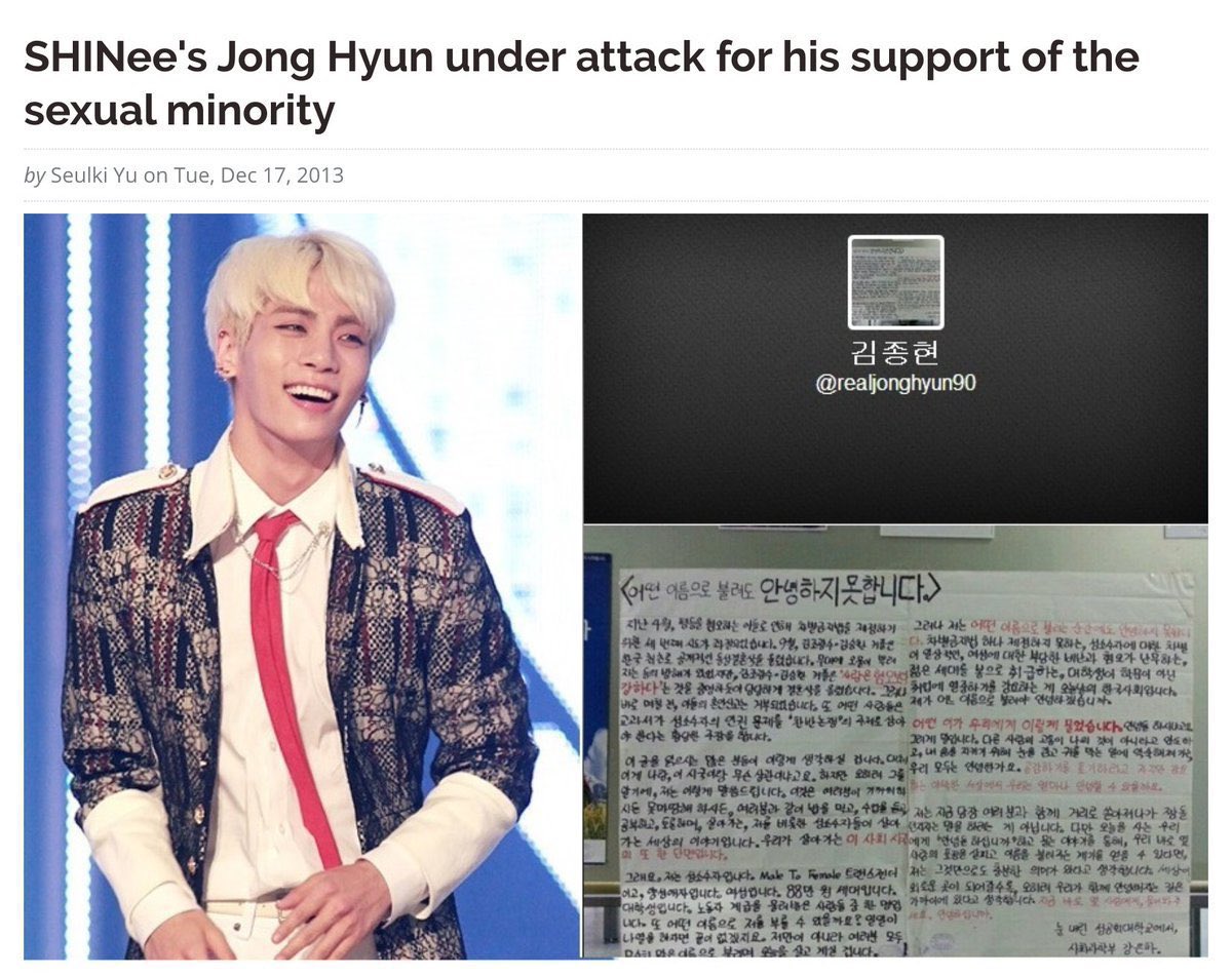 today we're celebrating the birthday of the most brave and selfless idol ever, who's always been raising his voice against the discrimination and oppression of innocent people. your beautiful soul will always be loved, jonghyun 

#종현이의_서른다섯번째_봄 
#HAPPY_JJONG_DAY