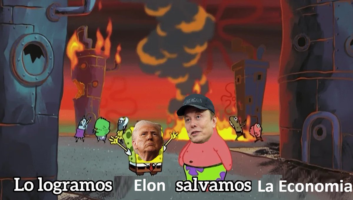 pumaateo's tweet photo. Pues llegaron los aranceles y...
#Memes #Trump #ElonMusk #EstadosUnidos #Aranceles https://t.co/j0j1wwkAYb