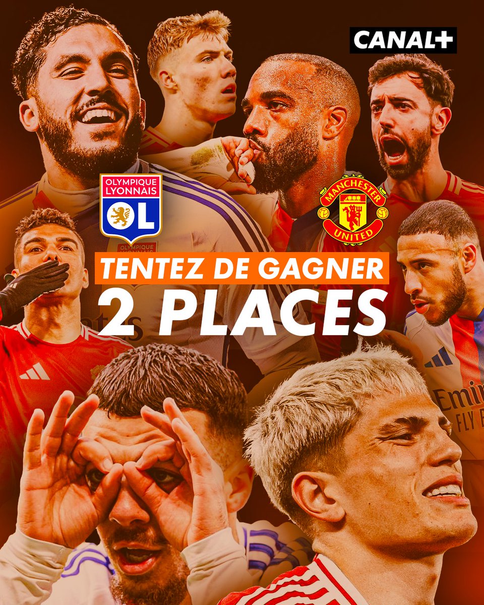 CANAL+ Foot (@canalplusfoot) on Twitter photo 🦁 TENTEZ DE REMPORTER 2 PLACES POUR OL / MANCHESTER UNITED CE JEUDI EN LIGUE EUROPA 🤩
Pour participer :
- Abonnez-vous au compte <a href="/CanalplusFoot/">CANAL+ Foot</a> ✅
- RT ce post ✅
- Croisez les doigts 🤞
Règlement en bio. 🦁 TENTEZ DE REMPORTER 2 PLACES POUR OL / MANCHESTER UNITED CE JEUDI EN LIGUE EUROPA 🤩
Pour participer :
- Abonnez-vous au compte <a href="/CanalplusFoot/">CANAL+ Foot</a> ✅
- RT ce post ✅
- Croisez les doigts 🤞
Règlement en bio.
