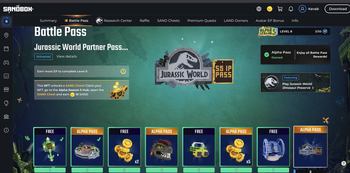 Can't beat me in Level Up in <a href="/TheSandboxGame/">The Sandbox</a> 💪 tsbga.me/TheSandbox #AlphaSeason5