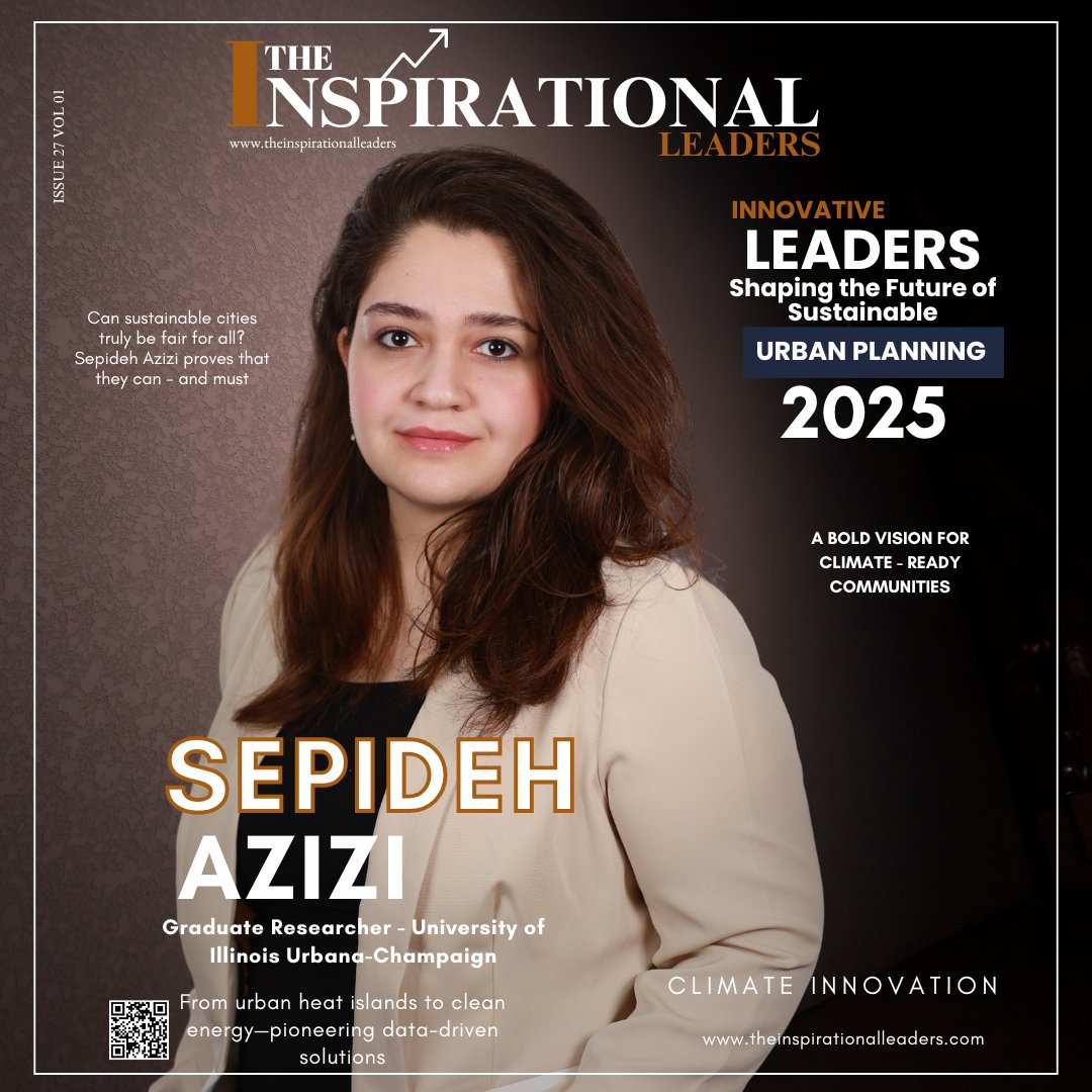 The Inspirational Leaders (@inspiratio29631) on Twitter photo Proud to feature #SepidehAzizi, Graduate Researcher <a href="/UofIllinois/">University of Illinois</a>, in Innovative Leaders Shaping the Future of Sustainable Urban Planning in 2025.
🔗 tinyurl.com/ydayfhtt
#UrbanPlanning #WomenInResearch #FutureOfCities #Leadership2025 #Sustainability #TheInspirationalLeaders Proud to feature #SepidehAzizi, Graduate Researcher <a href="/UofIllinois/">University of Illinois</a>, in Innovative Leaders Shaping the Future of Sustainable Urban Planning in 2025.
🔗 tinyurl.com/ydayfhtt
#UrbanPlanning #WomenInResearch #FutureOfCities #Leadership2025 #Sustainability #TheInspirationalLeaders