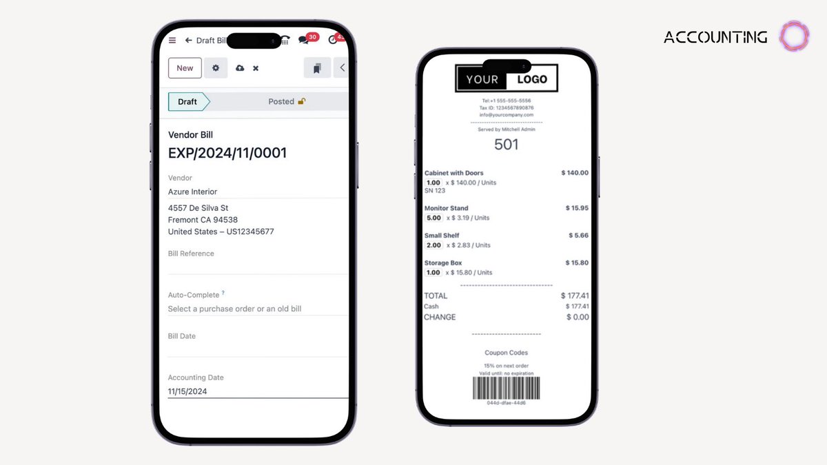 mocxhahq's tweet photo. Snap a pic, done! Let AI handle your expenses. Mobile accounting made easy. Your pocket-sized finance companion. #MobileAccounting #AI #ExpenseTracking https://t.co/1Ml92I8qZD