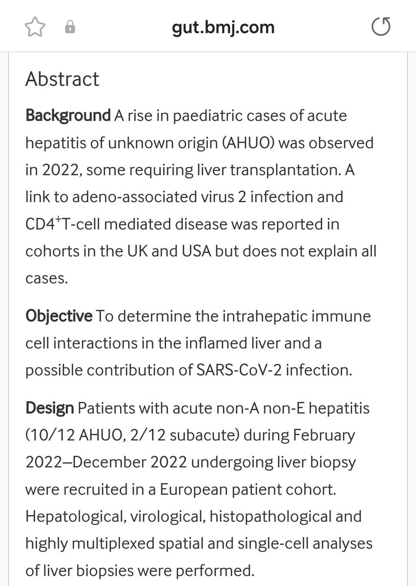 ChristosArgyrop's tweet image. Remember the "mysterious" hepatitis outbreak in UK kids that baffled experts back in 2022? The one we were told was due to adenovirus (or even strawberries, allergies, and lockdowns)? The one that labeled ppl mentioning the C word as fearmongerers? Turns out it was #covid19 .