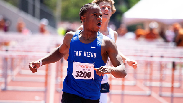 San Diego High School freshman Jasir Fontenot had run under the CIF San Diego Section 110-meter hurdle record before, but each time the wind was over the allowable 2.0 meters-per-second allowed. <a href="/CaversAthletics/">SDHS Athletics</a> #ComeDowntown <a href="/cifsds/">CIF-SDS</a> 
sdusdathletics.com/track-and-fiel…