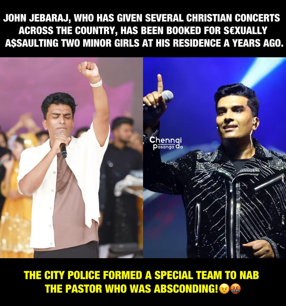 chennaipasanga's tweet image. 😳🤬

#Johnjebaraj #Pastor