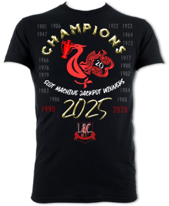 WeAreUnmarked's tweet photo. Get your @LFC @premierleague #Champions 2025 #tshirt here!

https://t.co/YcHrYxpZFT https://t.co/KxUJvzM5JP