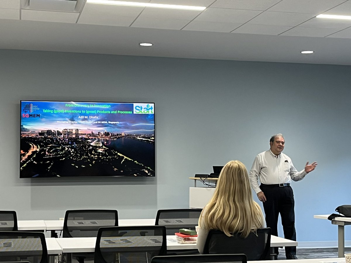 Excited to host Dr. Adil M. Dhalla an international expert on membrane technology from Singapore to <a href="/theh2otower/">The Water Tower</a>. Thanks to our Director, Dr. Shane Snyder for bringing him to us!