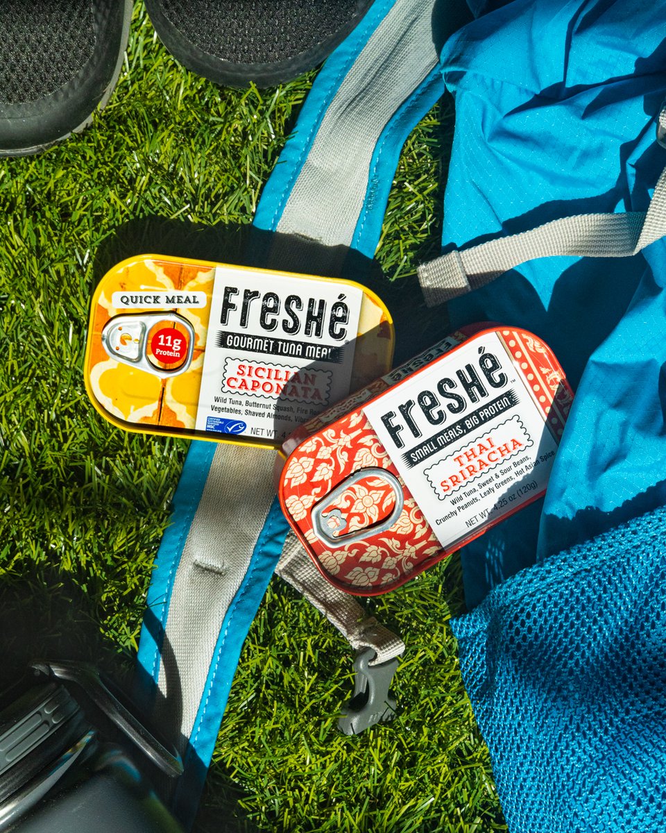 CrierPR's tweet image. Spring is here, and we're heading outside!  We love that @freshemeals can come along for the adventure.