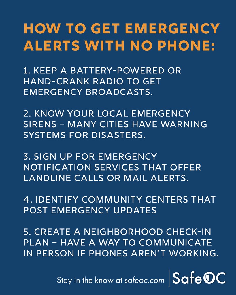 safe_oc's tweet image. Can you navigate without your phone? What if your battery dies or the internet is down? Technology is great—until it's not.

Be prepared. Sign up for our newsletter at: safeoc.com/news

#AnalogAwareness #SpringIntoSafety #SafeOC #OCSafety  #IfYouSeeSomethingSaySomething