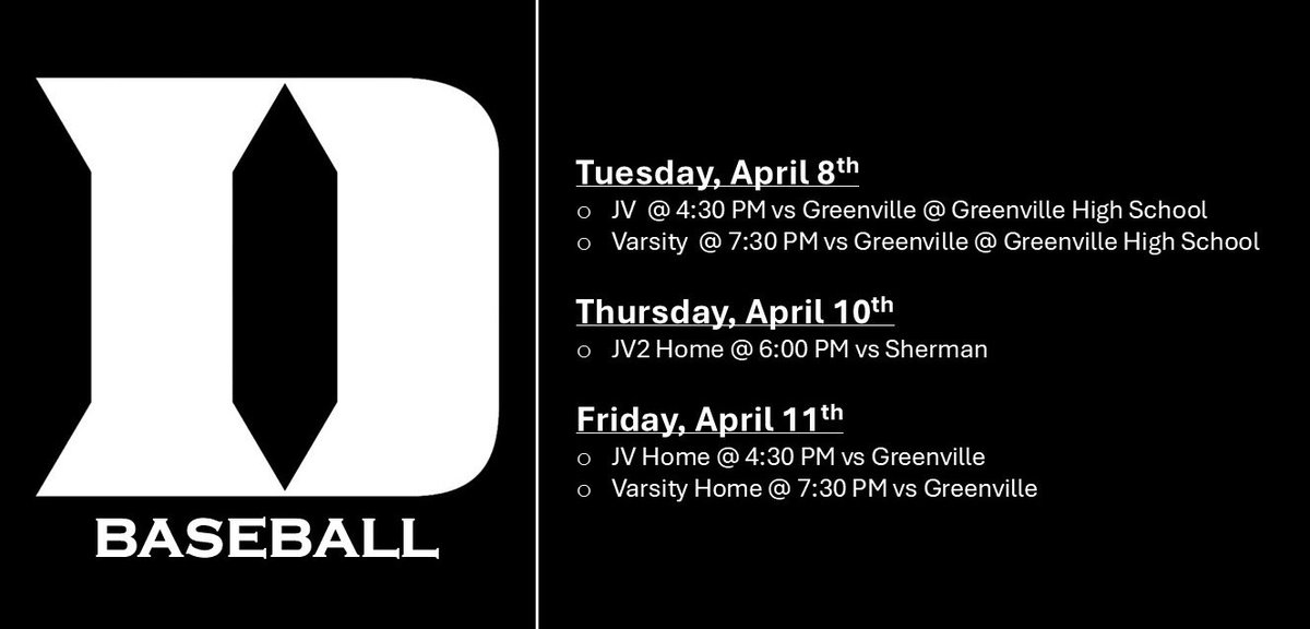 Denison High School Baseball (@denisonbsb) on Twitter photo 