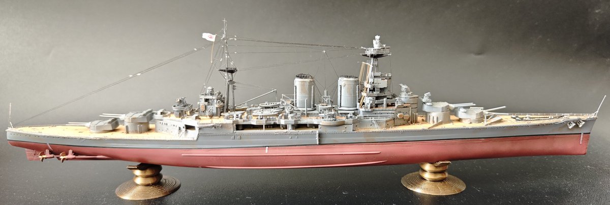 23Joey_PM's tweet photo. HMS Hood - The Pride of the Royal Navy
1/700 Scale I Love Kit
#HMSHood #RoyalNavy #battlecruiser #ScaleModel #MilitaryMiniature #ModelShip #WWIINavy #ShipModeling #PlasticModel #HOBBY #Military #miniature https://t.co/PBny3mgiMU