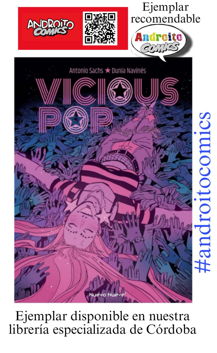Androitocomics's tweet photo. Ya disponible en nuestra librería especializada de Córdoba @Androitocomics  publicado por @NuevoNueve https://t.co/8uMlRcn7pB