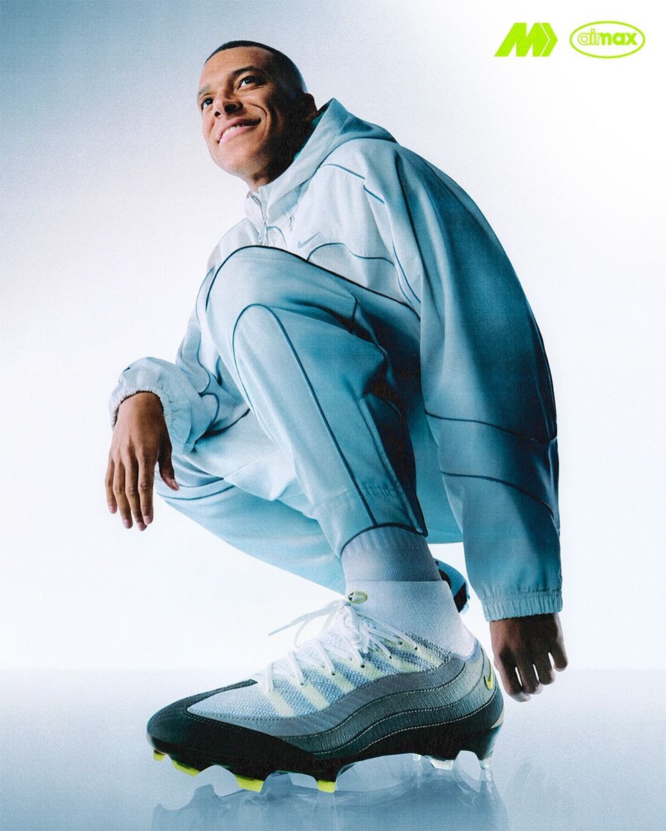Kylian Mbappé debuts the new Nike Mercurial Air Max 95 boots 👟