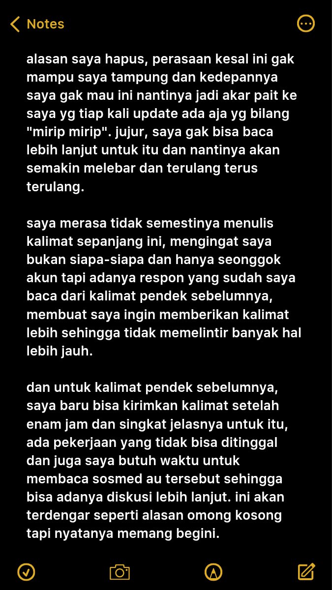 wongraveest's tweet photo. saya minta maaf u/ kesamaan panel yg mmg saya tdk tau akan bisa sama dan menimbulkan keadaan seperti ini. tdk ada kalimat lainnya, saya mmng tdk tau, saya mohon maaf. maaf sekali lagi pada kak ivi dan terima kasih banyak u/ kesempatan ruang diskusinya yg sudah disediakan.

salam. https://t.co/hjBfZNSJUp