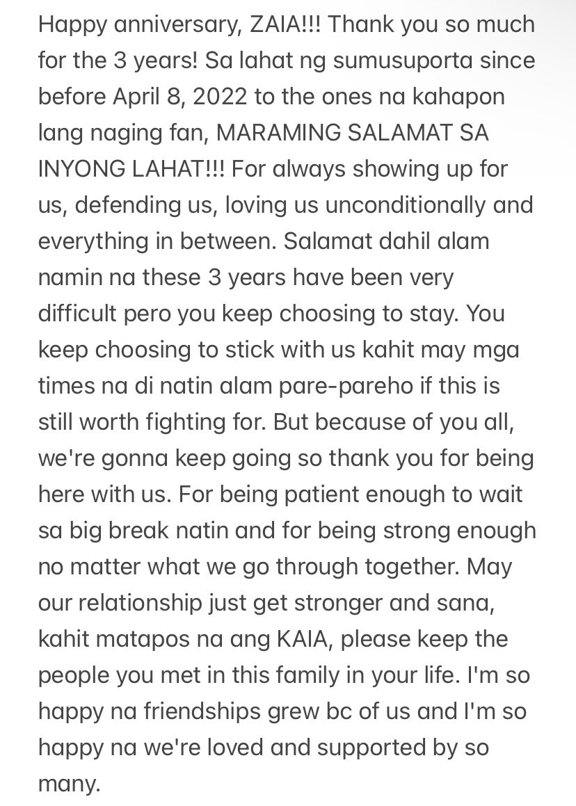sophiaamercado's tweet photo. happy anniversary! i love you all. 🥰🫶🏻 https://t.co/V2cGIDG1jW