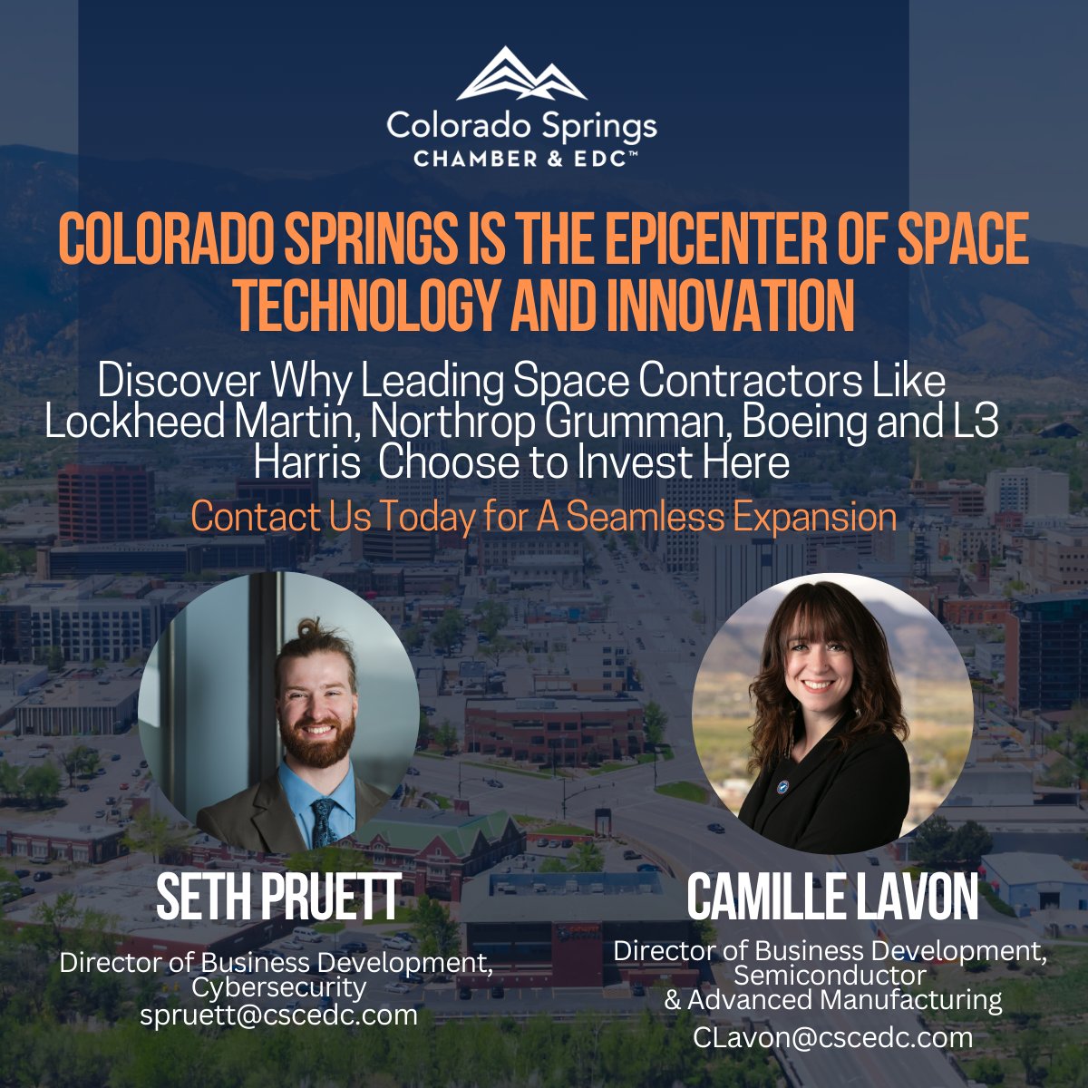 CSCEDC's tweet image. The Aerospace and Defense industry in Colorado Springs has experienced remarkable growth, attracting substantial investments and funding. Our region boasts state-of-the-art technology, a highly skilled workforce, and a thriving startup ecosystem, making it a top investment…