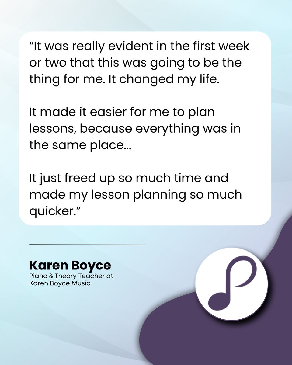 Lesson planning made easy! Karen Boyce shares how Practice Space transformed her workflow and saved her time. 

Try Practice Space today! admin.practicespaceapp.com