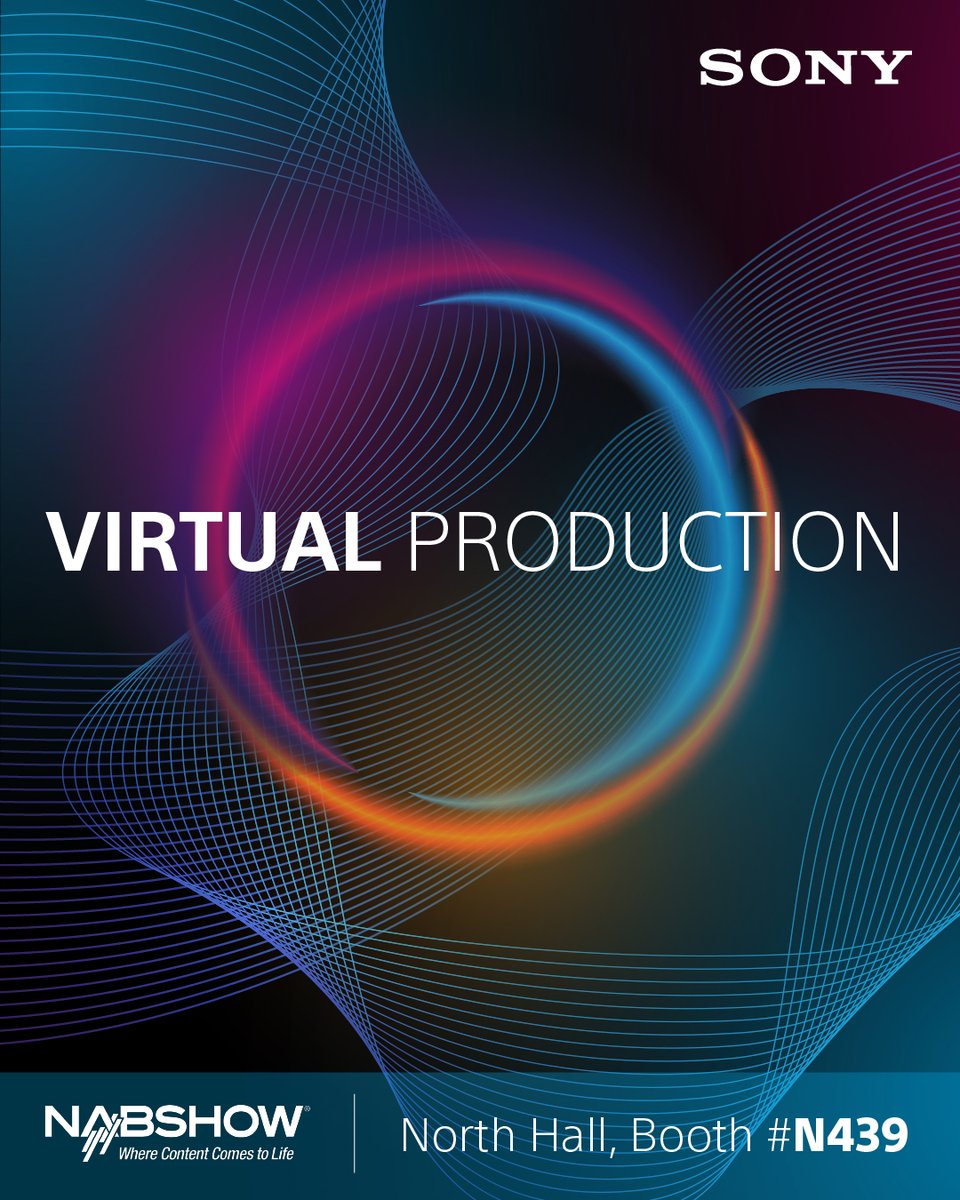 SonyProUSA's tweet photo. If you’re visiting Sony at the #NABShow, be sure to check out the Virtual Production section of our booth! This year we’re exhibiting our Virtual Production Tool Set and the recently announced OCELLUS (ASR-CT1) camera tracking system. https://t.co/KCPyqni80S https://t.co/bVS9oBZy57