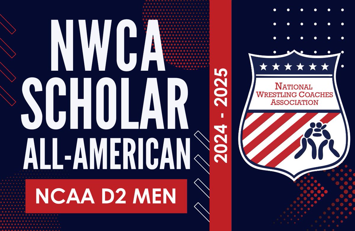 NWCA Announces NCAA DII Men's Scholar All-Americans
📰 nwcaonline.com/news/2025/4/4/…