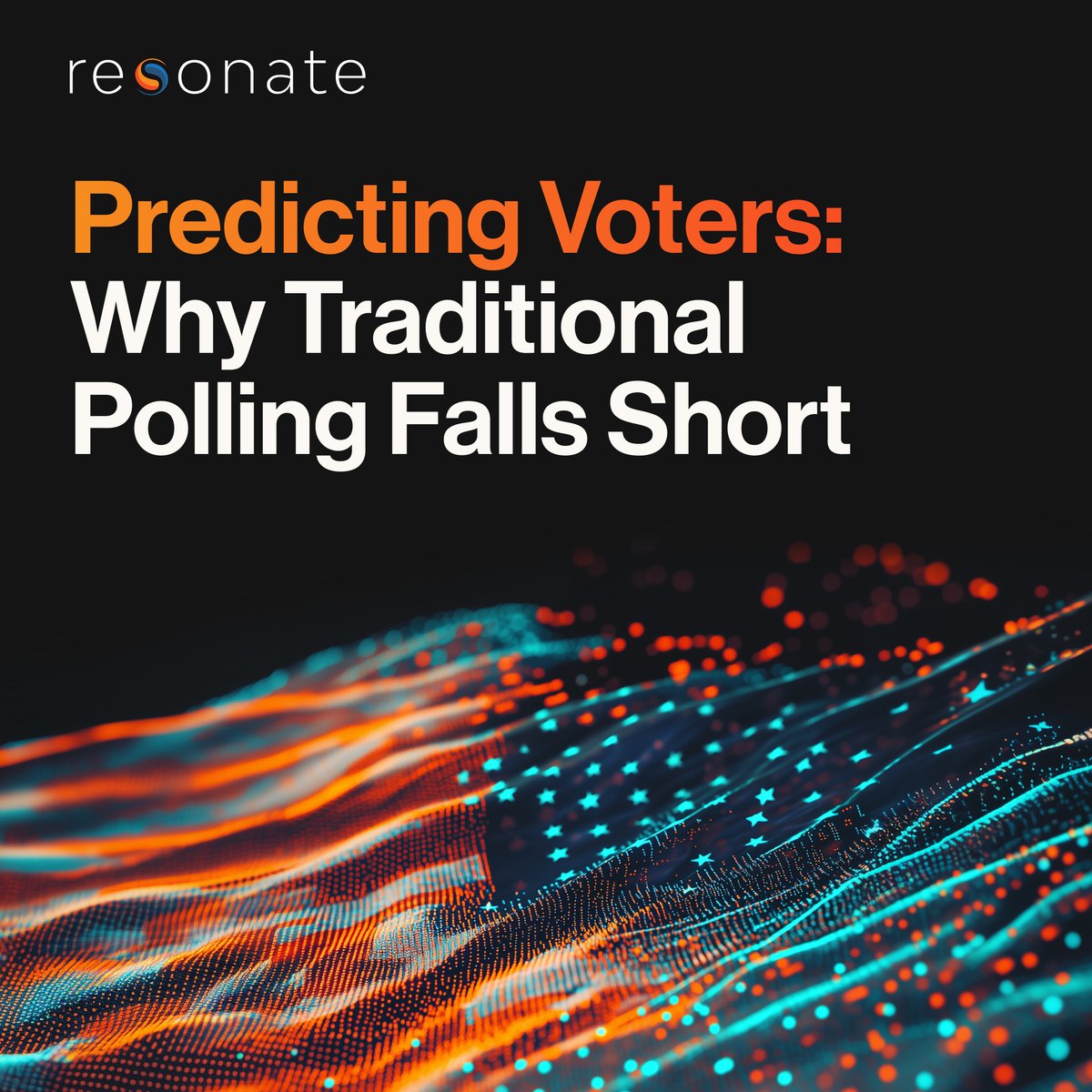 ResonatePA's tweet image. Polling relies on outdated snapshots. We track real-time voter behavior to forecast actual voter turnout. That’s how we predicted the election—when others couldn’t. Learn how our approach gives campaigns a decisive edge: resonate.com/blog/how-reson… #2024Election #VoterData