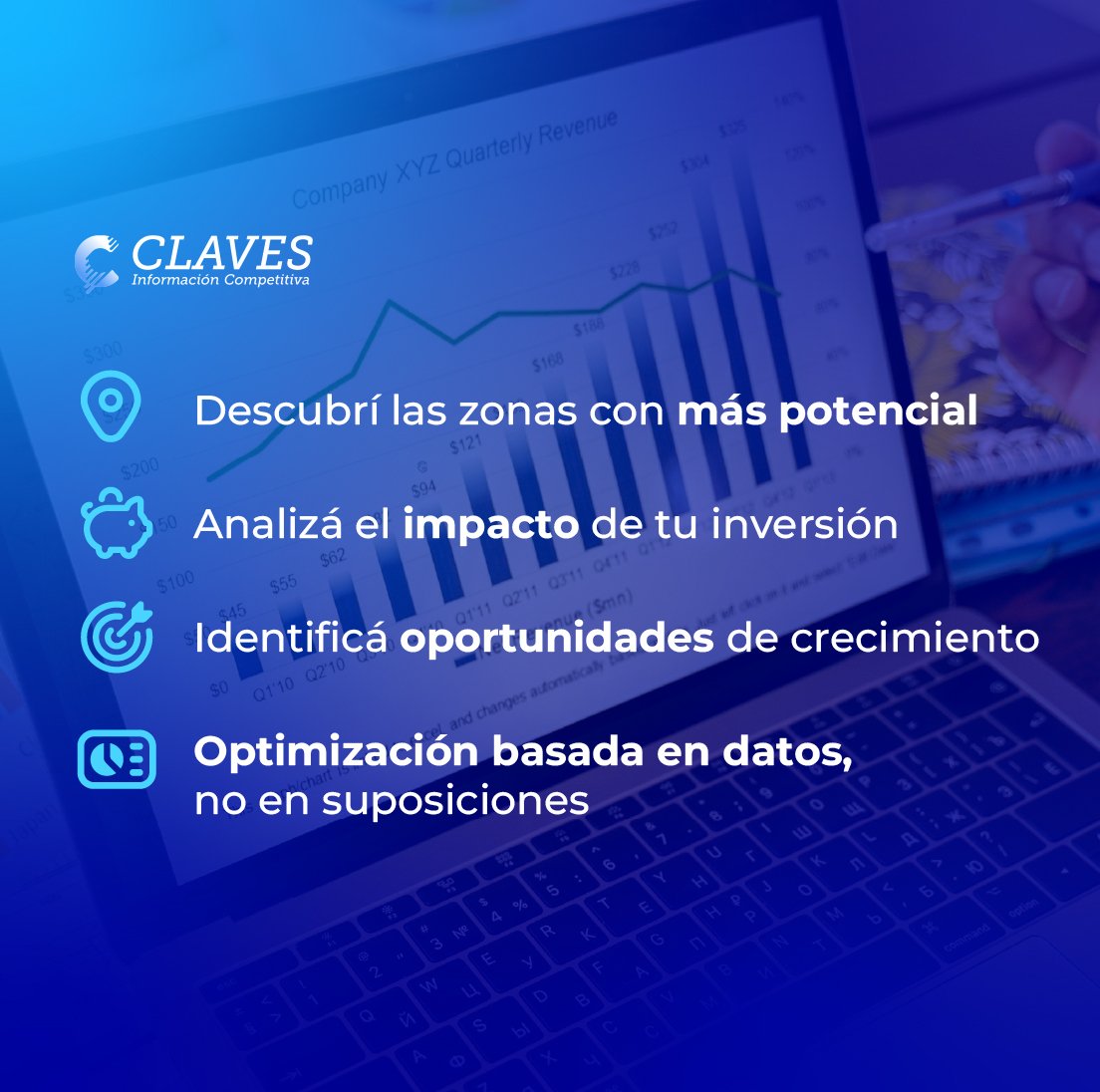 📊 Tus datos hablan. Nosotros los convertimos en estrategia

🔎 Análisis inteligente = decisiones acertadas
Si tenés +10 locales y querés optimizar su rentabilidad, este servicio es para vos
🚀 ¡Convertí datos en oportunidades! 

Más info claves.com.ar/Clipping/landi…