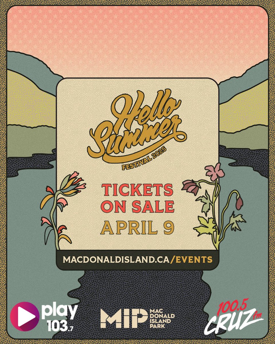 FortMacMatters's tweet image. 🎶 Fort Mac, get ready to say Hello Summer!

July 5 &amp;amp; 6 at Mac Island 🎤
🎸 Three Days Grace, OLP, The Glorious Sons, Big Wreck, Fefe Dobson &amp;amp; more!

🎟️ Tix on sale Apr 9
🎫 MIP presale Apr 8

🔥 Win passes TOMORROW on Play/Cruz Mornings!

#HelloSummerYMM #YMMEvents #Play103