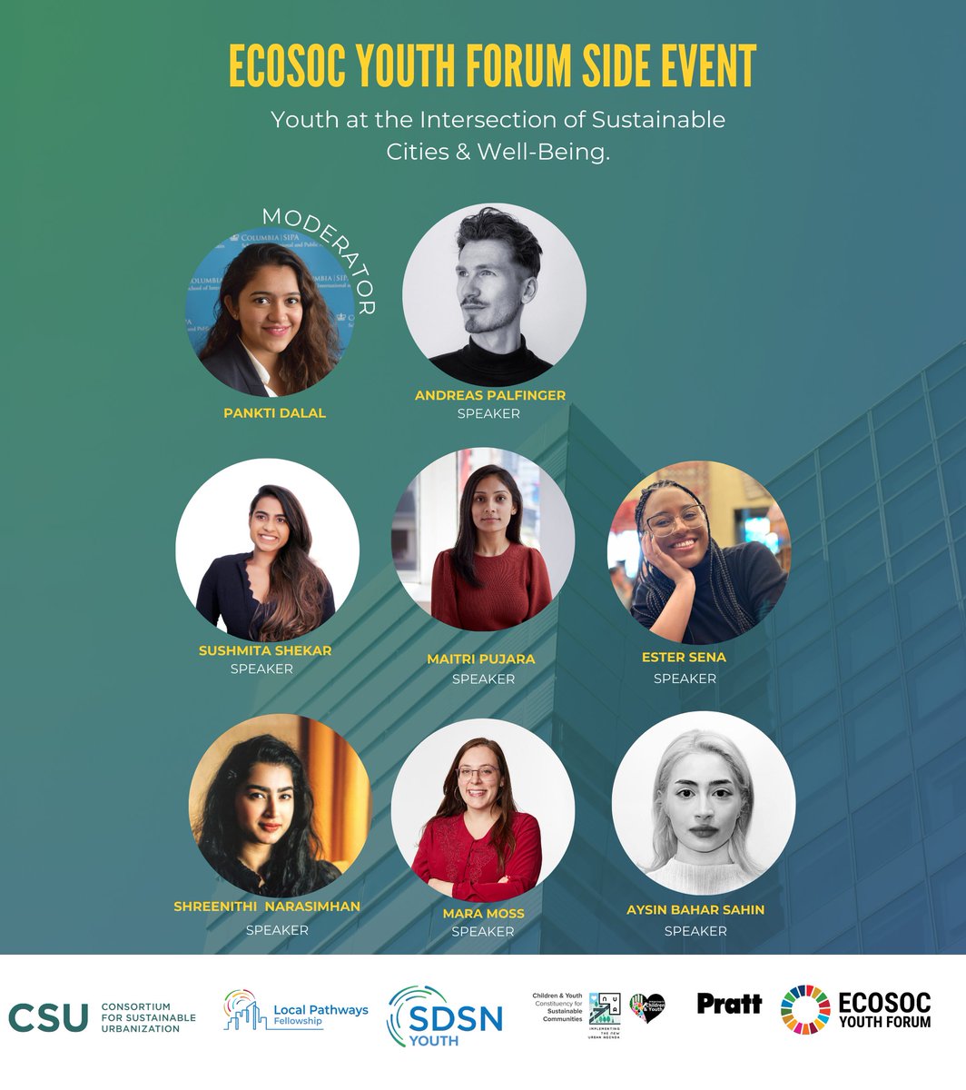 Local Pathways Fellowship (@localpathways) on Twitter photo ๐ข Join us at the ECOSOC Youth Forum Side Event:
Youth-Centered Cities โ Designing Sustainable & Healthy Urban Futures ๐๏ธ
๐
Apr 16 | ๐ 1:30โ3 PM ET
๐ Pratt Institute NYC
๐๏ธ Register: ticketstripe.com/events/2281106โฆ
#YouthForCities #ECOSOCYouthForum #SDG11 #UrbanFutures #SDG3 #SDG17 ๐ข Join us at the ECOSOC Youth Forum Side Event:
Youth-Centered Cities โ Designing Sustainable & Healthy Urban Futures ๐๏ธ
๐
Apr 16 | ๐ 1:30โ3 PM ET
๐ Pratt Institute NYC
๐๏ธ Register: ticketstripe.com/events/2281106โฆ
#YouthForCities #ECOSOCYouthForum #SDG11 #UrbanFutures #SDG3 #SDG17