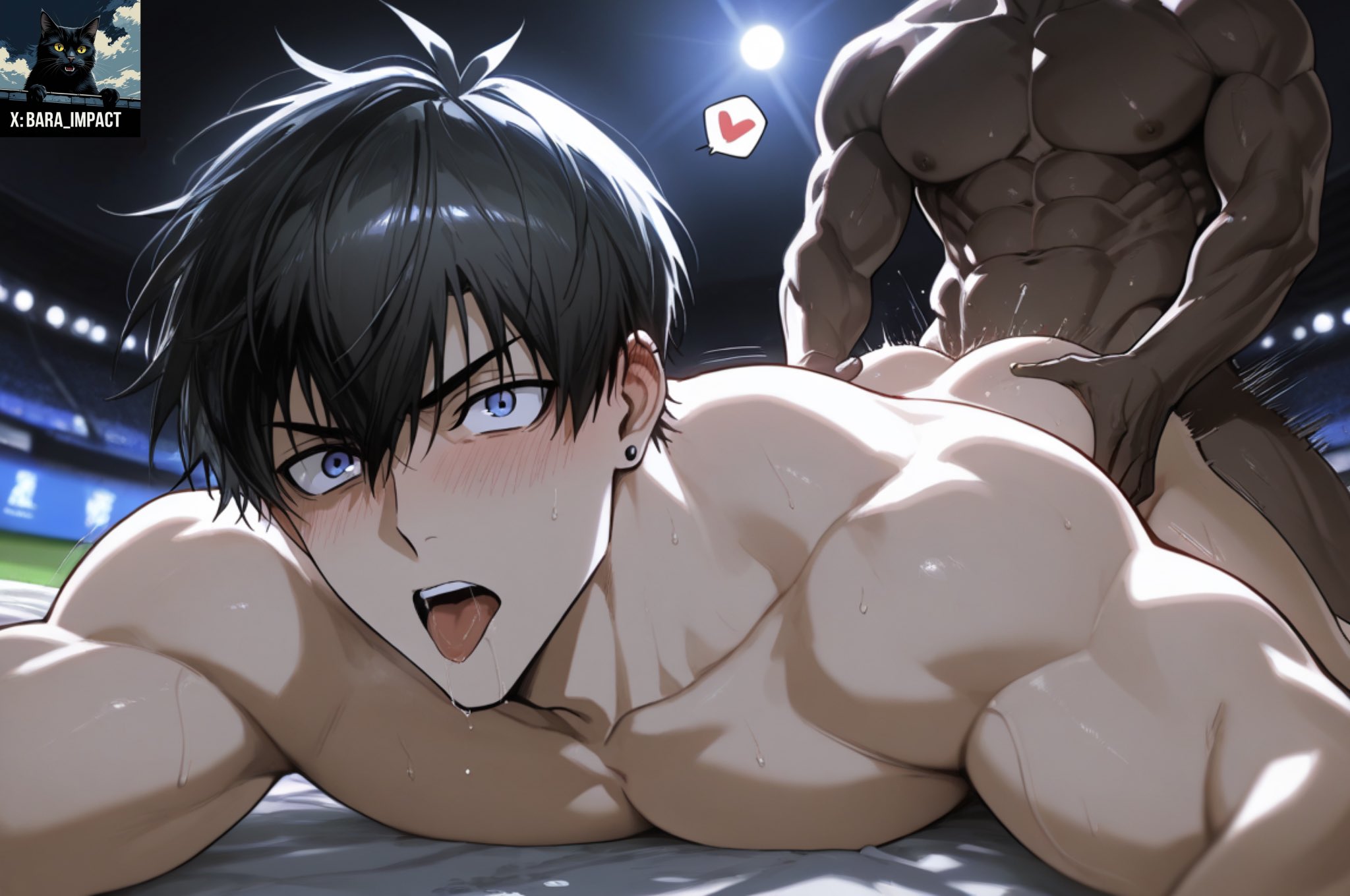 Their faces glowing with fulfillment