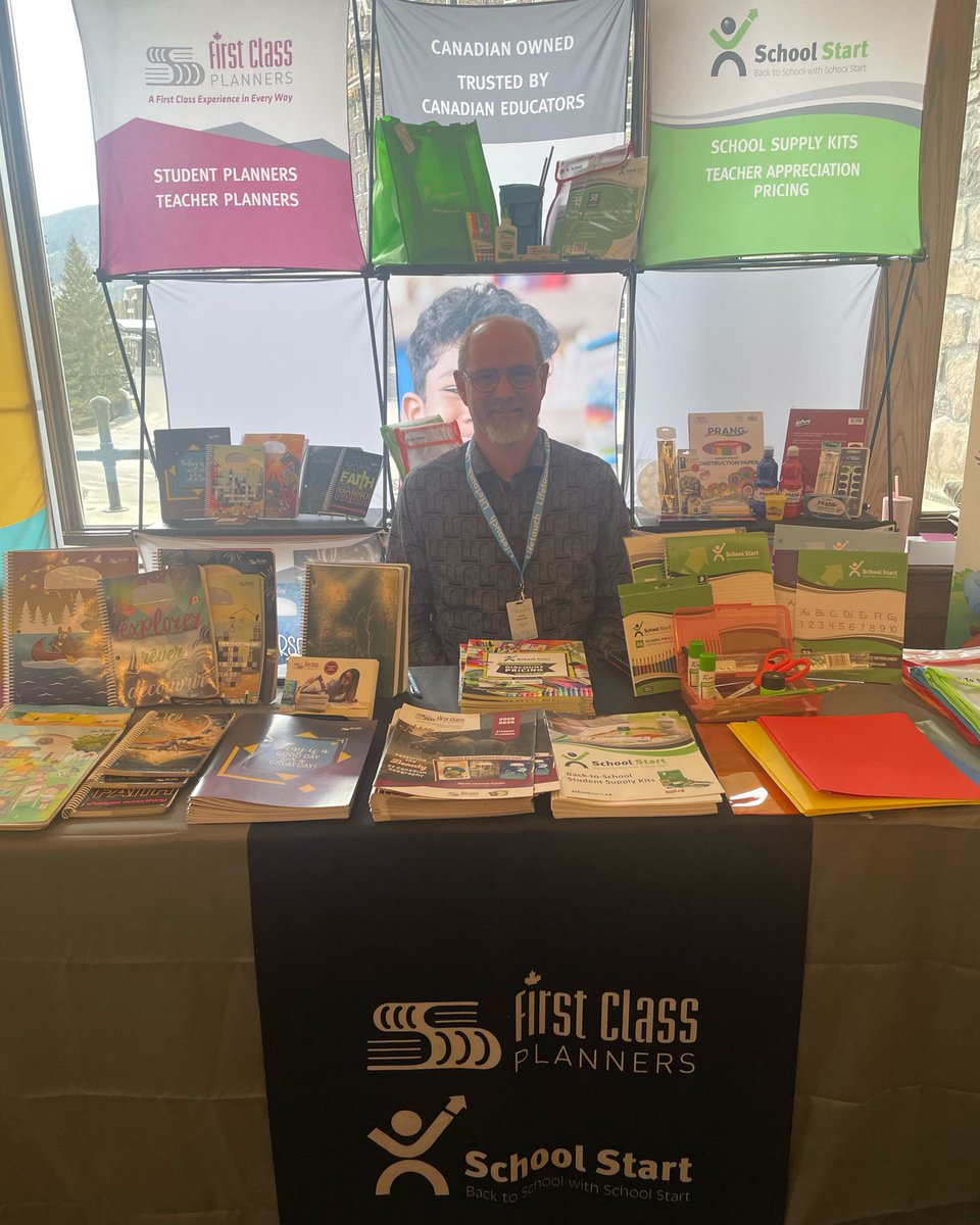Two great Canadian owned organizations are excited to help schools with goal setting and planning as well as with school supplies. Come visit First Class Planners and School Start to learn more!