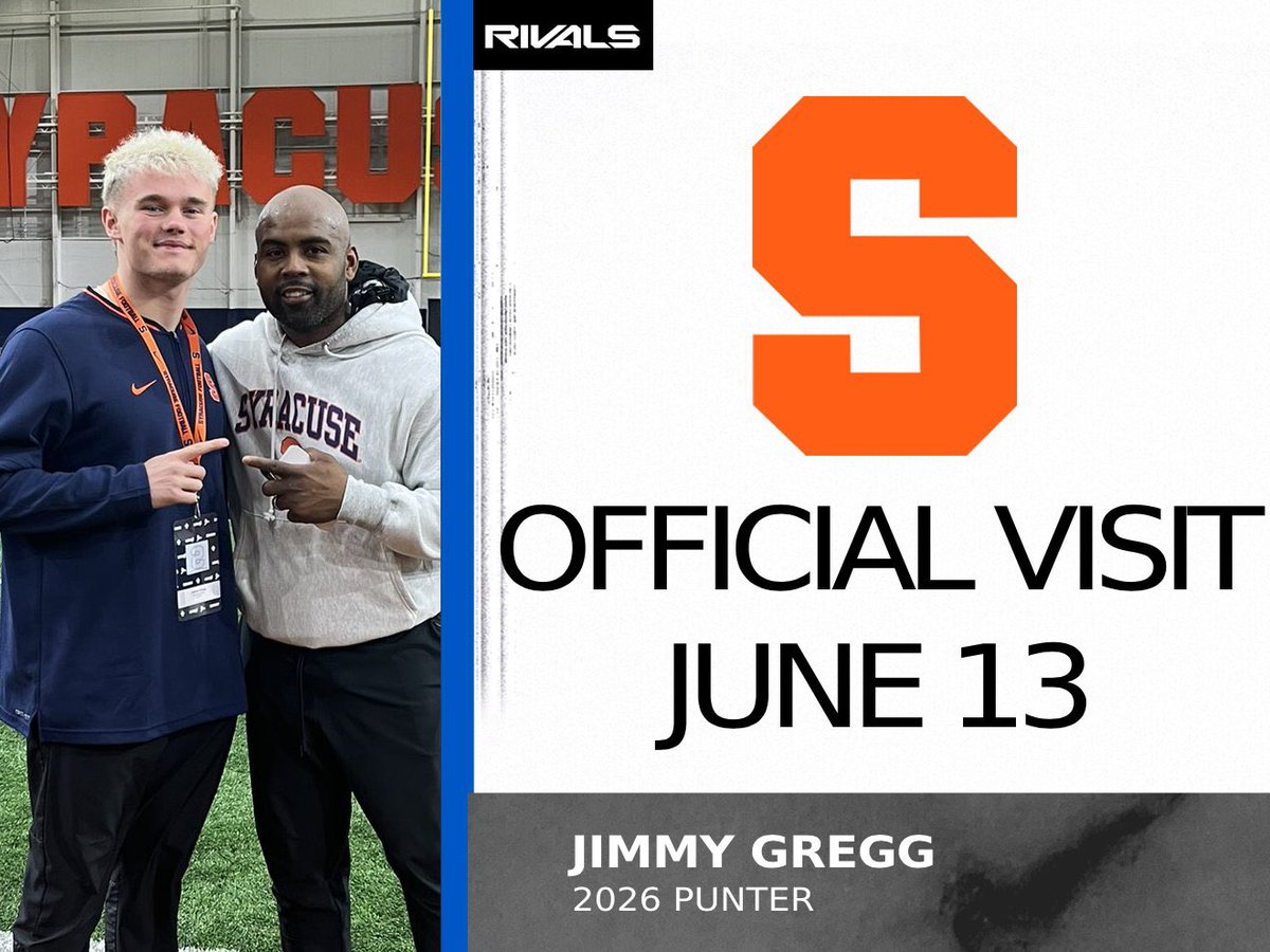Jimmy Gregg (@jimmy_gregg6) on Twitter photo Locked in for the OV!! ππ― #DART
<a href="/HKA_Tanalski/">Adam</a> <a href="/RickyBrumfield/">Coach B</a> <a href="/CoachWCoale/">William Coale</a> <a href="/TheJuiceOnline/">Syracuse Rivals | The Juice Online</a> Locked in for the OV!! ππ― #DART
<a href="/HKA_Tanalski/">Adam</a> <a href="/RickyBrumfield/">Coach B</a> <a href="/CoachWCoale/">William Coale</a> <a href="/TheJuiceOnline/">Syracuse Rivals | The Juice Online</a>