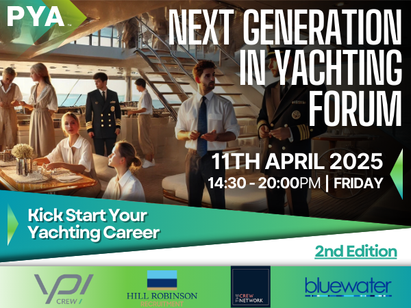 Are you looking to kick start your yachting career? Head down to this PYA event this Friday 11/4.  Learn how to kickstart your career - event is FREE to attend!  More info tinyurl.com/257ku4ej