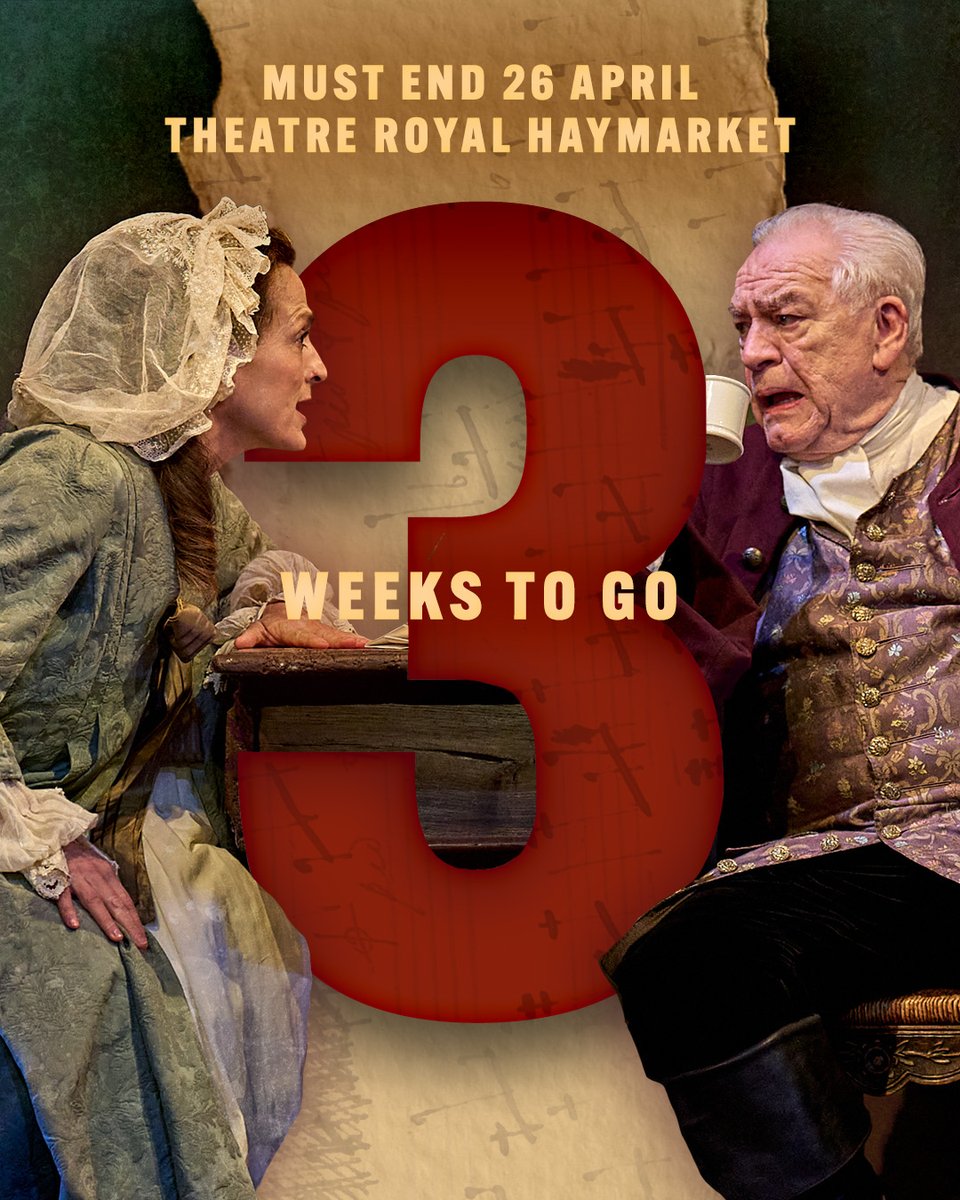 Only THREE WEEKS left of #TheScoreWestEnd 🎼
Last remaining tickets 👉 link in bio