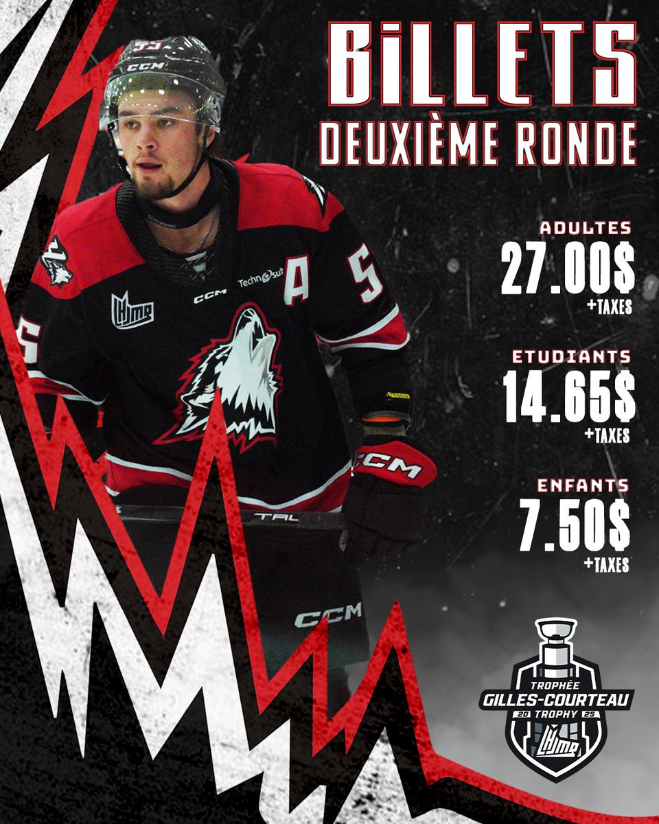🚨🚨 DEUXIÈME RONDE 🚨🚨

On ne sait toujours pas contre qui on va jouer, mais on sait que la deuxième ronde commence à Rouyn-Noranda ce vendredi et ce samedi (19h00 et 16h00) ! 🐺🏒

huskies.ticketacces.net/fr/organisatio…

#HuskiesRN #LaVilleEstHuskies