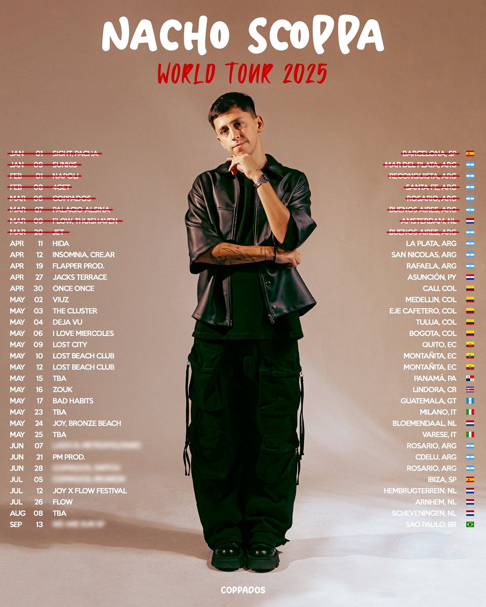 SCOPPETA ON TOUR! 🌍🛬