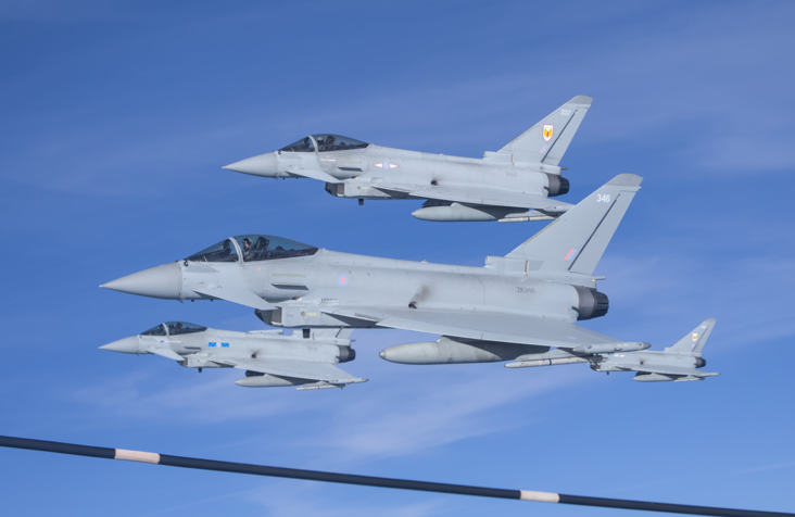 RoyalAirForce's tweet photo. Ramstein Flag completes week 1! 💪

The exercise is a great demonstration of the RAF’s ability to integrate into @NATO Operations at range.

#WeAreNATO #StrongerTogether https://t.co/1VYusor9Du