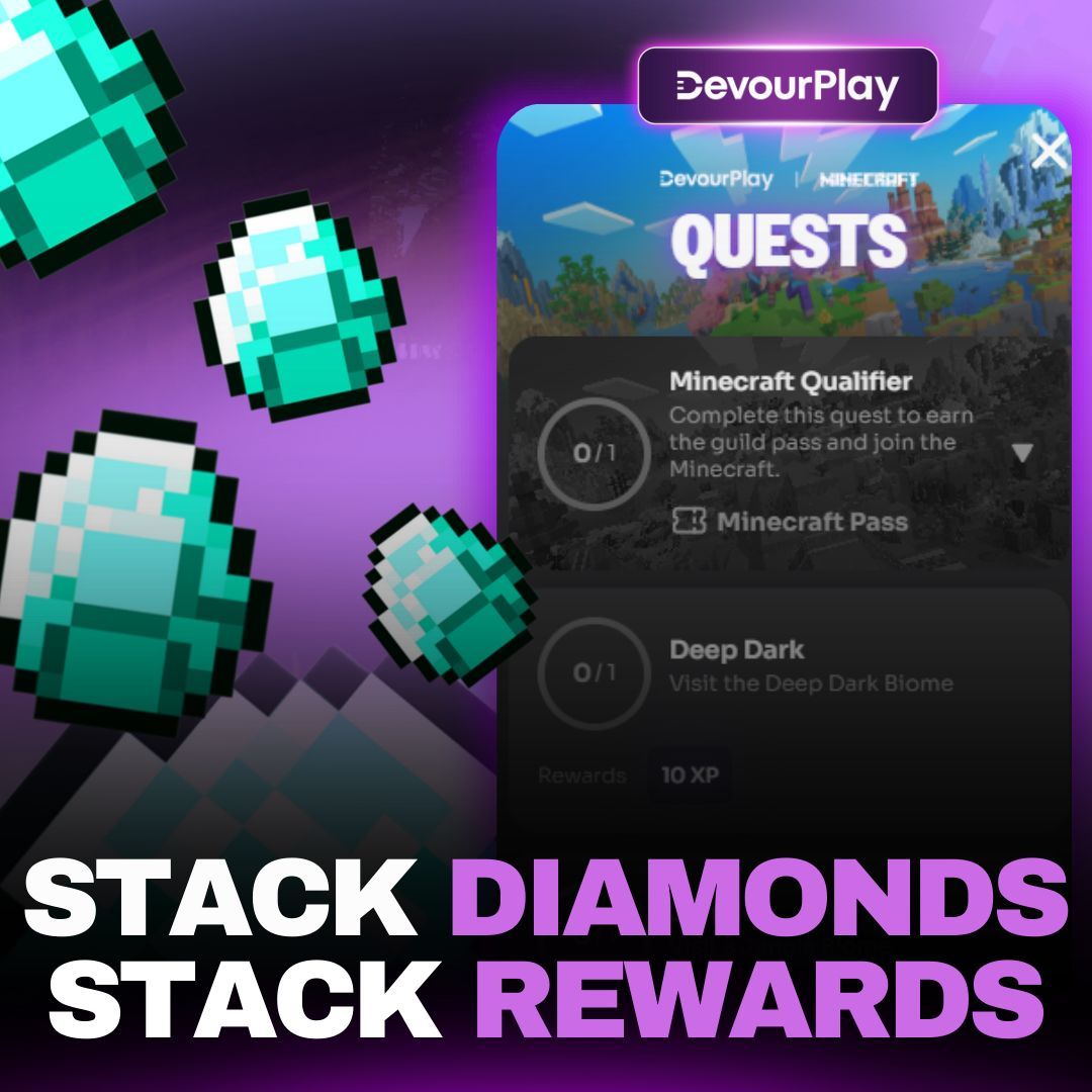 MsPinky313Play_'s tweet image. The only thing better than a full inventory? A full stomach--thanks to #DevourPlay! 🎮🍗 

Join the #Minecraft Guild today and compete to earn more XP to use towards real rewards! 💎 ⛏️  @GoDevour

🎯 Drop in now: devourgo.io/guilds?ref=9Xs…