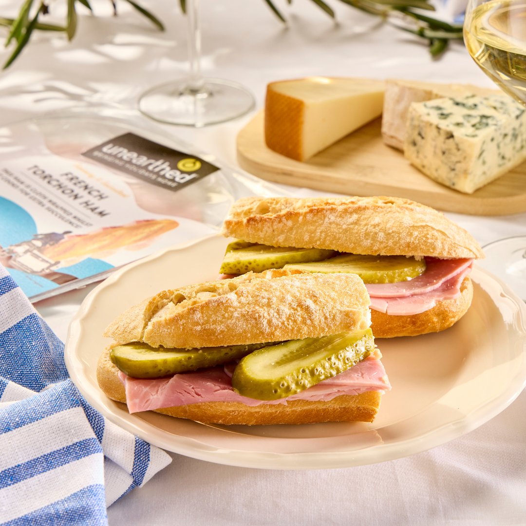 Paired with fresh pickles and artisanal bread, it’s a simple yet sophisticated meal that transports you straight to the heart of France. 

#UnearthedFlavours #TasteOfFrance #FrenchTorchonHam