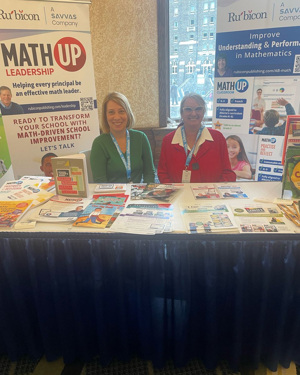 Stop by our booth to find out how Rubicon supports every leader in being a math leader! We also have some great new resources to support emotional regulation!
