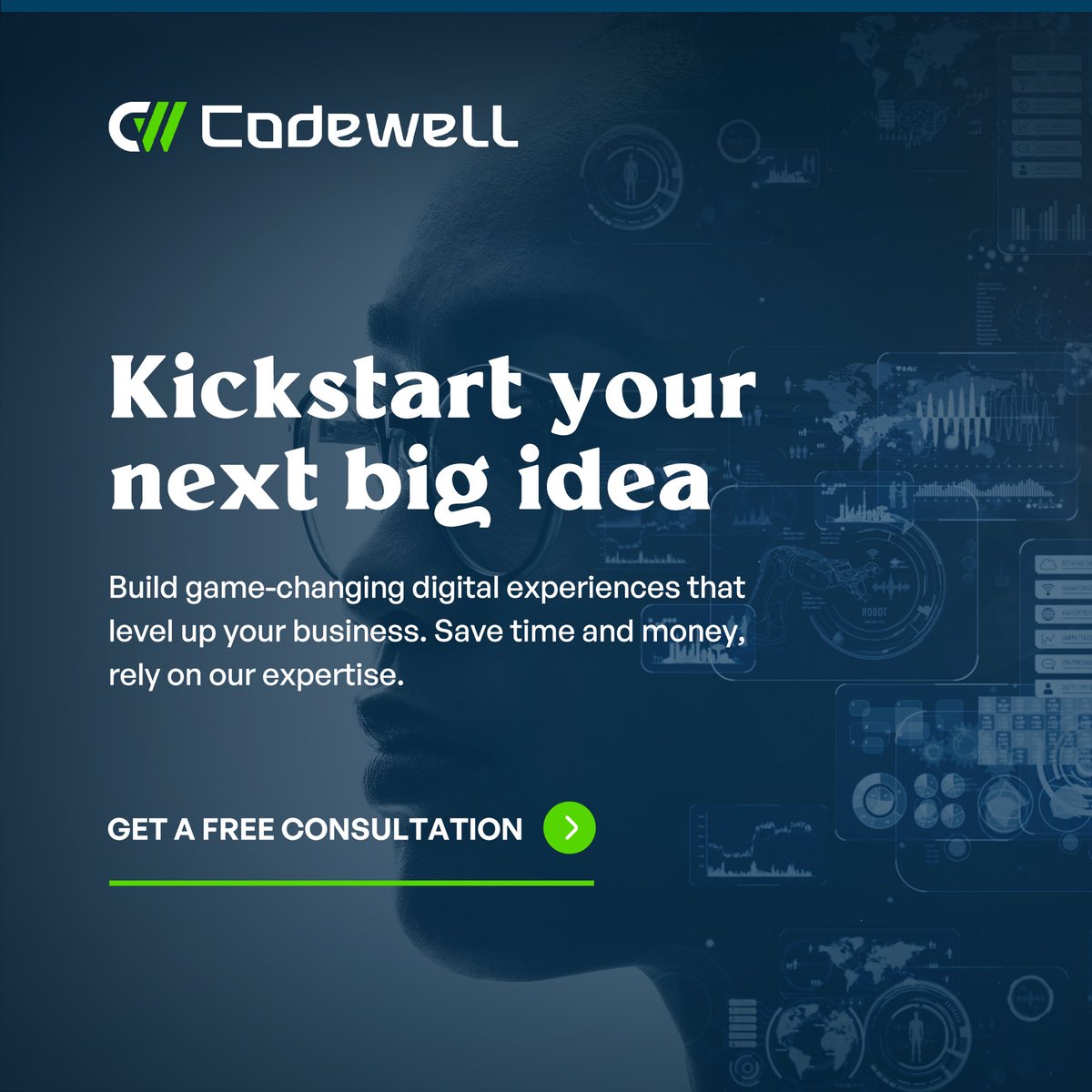 Codewell_Studio's tweet image. Experience innovation without limits. Codewell Studio offers Unlimited Possibilities for your projects.

#webdevelopment #coding #design #software #digitalmarketing #productdesign #branding